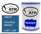 Preview: Jaguar, Ultra Blue Metallic, 2167 / JAN: 500ml Lackdose, von ATW Autoteile West.